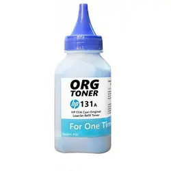 تونر یکبار شارژ کارتریج اچ پی 131A آبی Toner HP 131Cartridge CYAN