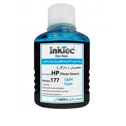 جوهر 100ml اینکتک داخلی 177 آبی روشن اچ پی Inktec 100ml ink HP 177 light cyan