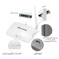 روتر و تقویت کننده بی‌سیم مدل   BL-WR2000