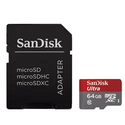 کارت حافظه سن دیسک microSDXC 64GB UHS-I Card with Adapter