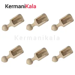 پیمانه ادویه چوبی 6 عددی توت