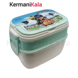 ظرف غذا کودک 3 طبقه قفلی