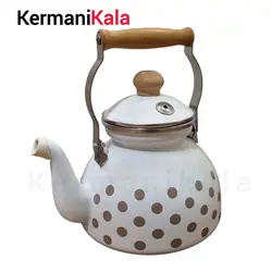 کتری لعابی طرح توپی
