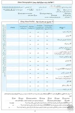 پرونده بیماران تحت سوء مصرف مواد سی دپ