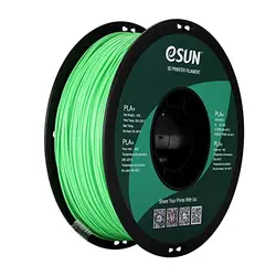فیلامنت پرینتر سه بعدی PLA پلاس ایسان رنگ سبز روشن eSUN filament