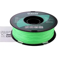 فیلامنت پرینتر سه بعدی PLA پلاس ایسان رنگ سبز روشن eSUN filament