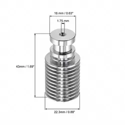 هیت سینک آلومینیومی e3d V6