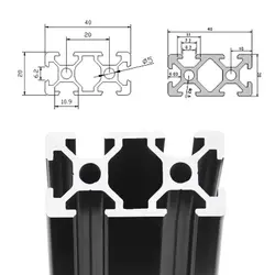 مجموعه پروفیل های آلومینیومی پرینتر سه بعدی آلفا30