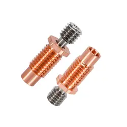 پیچ اکسترودر سوراخ دار  Bi Metal E3D V6 دما بالا