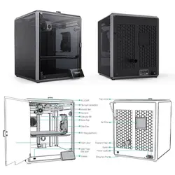 پرینتر سه بعدی کریالیتی مدل K1 Max - کیتک | کیهان صنعت شریف