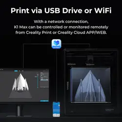 پرینتر سه بعدی کریالیتی مدل K1 Max - کیتک | کیهان صنعت شریف