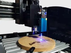 سی ان سی (CNC) مدل Mini2424 با قابلیت نصب لیزر و محور چهارم