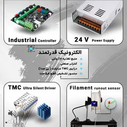 پرینتر سه بعدی مدل Alpha 20