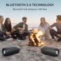 اسپیکر بلوتوثی ضد آب زیلوت مدل S16 (با امکان عملکرد به عنوان پاوربانک)