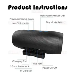 اسپیکر بلوتوثی ضد آب زیلوت مدل S16 (با امکان عملکرد به عنوان پاوربانک)