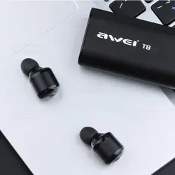 هندزفری بلوتوثی دوتایی و پاور بانک اوی مدل T8