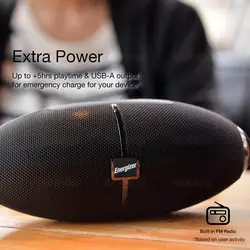 اسپیکر بلوتوثی و پاور بانک انرجایزر مدل BTS-205