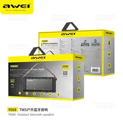 اسپیکر بلوتوثی و پاور بانک اوی مدل Y668