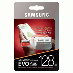 کارت حافظه سامسونگ مدل Evo Plus U3 ظرفیت 128 گیگابایت