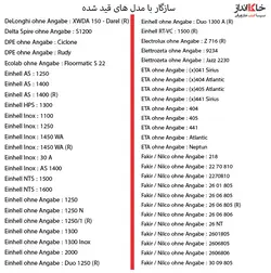 پاکت جاروبرقی سطلی کارچر روونتا بوش و الکترولوکس