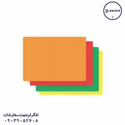 کرونا - پوشه تک رنگ اداری 300 گرم - پخش عمده لوازم تحریر آما