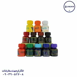اعتدال - مرکب قهوه ای و رنگ جور 25 میل - پخش عمده لوازم تحریر آما