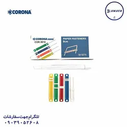 کرونا - فنر پوشه پلاستیکی 3610 - پخش عمده لوازم تحریر آما