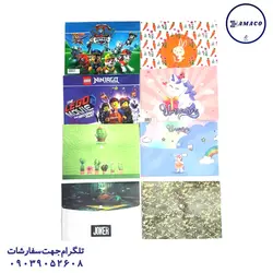 پوشه دکمه دار فانتزی A4