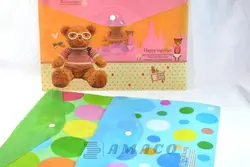 پوشه دکمه دار فانتزی A4