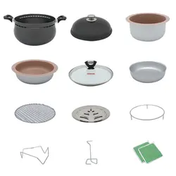 سرویس غذاپز همه کاره مدل ۱۰پارچه ۸ نفره- آروشا