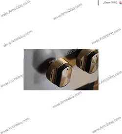 باربیکیو اجاق دار استیل با کابینت AMINBBQ-SFC-075 - امین باربیکیو