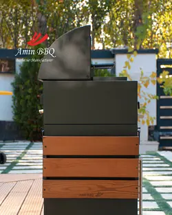 باربیکیو مشکی و ترموود AMINBBQ-BWRC-062