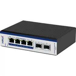 سوئیچ PoE صنعتی مدیریتی HRUI HR600-AFGM-42S - آراویژن