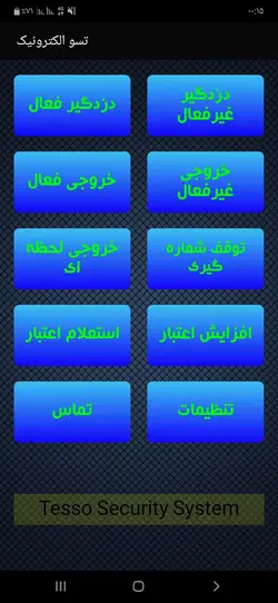 دزدگیر tesso سیم کارتی 03 GSM - آراویژن دزدگیر اماکن تسو