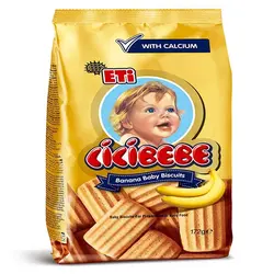 بیسکویت موزی Cicibebe جی جی به به 172 گرمی