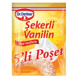پودر وانیل شکری دکتر اوتکر Dr.Oetker تعداد 5 بسته 5 گرمی