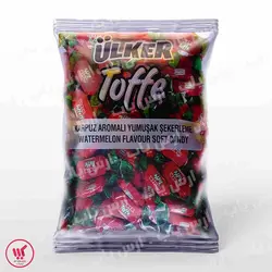 تافی اولکر با طعم هندوانه بسته 1 کیلویی