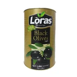 زیتون سیاه لوراس Loras با هسته وزن 1650گرم