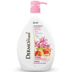 شامپو بدن درمومد هلو حجم 1 لیتری