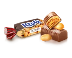 شکلات کروک روشن KROCK با خمیر بادام زمینی بسته 1 کیلویی