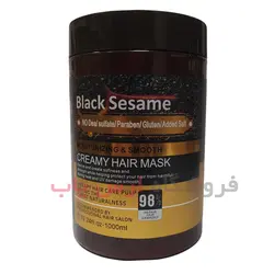 ماسک کرمی بدون سولفات Hair حاوی روغن کنجد سیاه Black Sesame حجم 1000 میلی