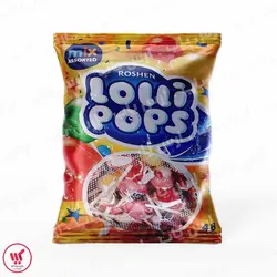 آبنبات چوبی روشن Lolli pops بسته 48 عددی