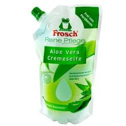 مایع دستشویی Frosch پاکتی با رایحه آلوئه ورا حجم 500 میلی