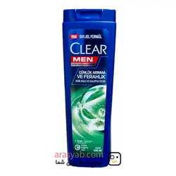 شامپو مردانه ضد شوره کلیر حاوی عصاره اکالیپتوس و چوب سدر حجم 350 میل