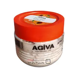 اسکراب کاسه ای آگیوا Agiva با رایحه زردآلو حجم 350 میل
