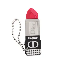 فلش مموری عروسکی کینگ فست مدل MP-13 طرح رژ