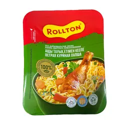نودل رولتون با طعم مرغ اسپایسی حجم 90 گرم