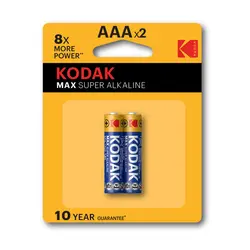 باتری نیم قلمی کداک مدل MAX Super بسته 2 عددی
