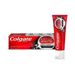 خمیردندان سفیدکننده ذغالی کلگیت مدل Optic White