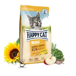 غذای خشک گربه بالغ هپی کت Happy cat مدل هیربال (1kg فله)